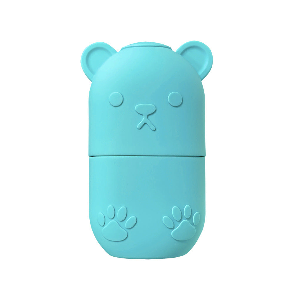 Silicone Ice Roller - Cute Bear Shape Massager For Daily Skin Care routine