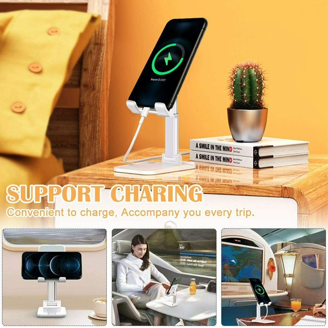 Adjustable Foldable Phone Stand For Daily Desk & Video Calls