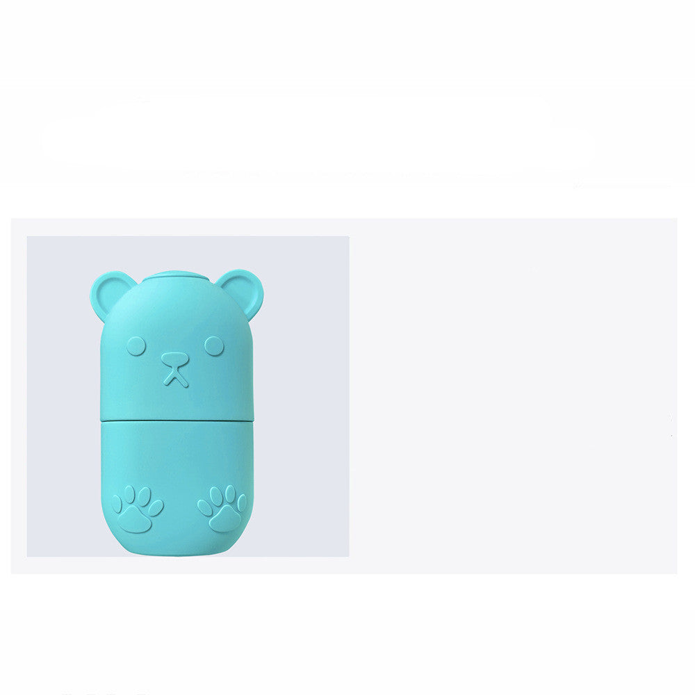Silicone Ice Roller - Cute Bear Shape Massager For Daily Skin Care routine